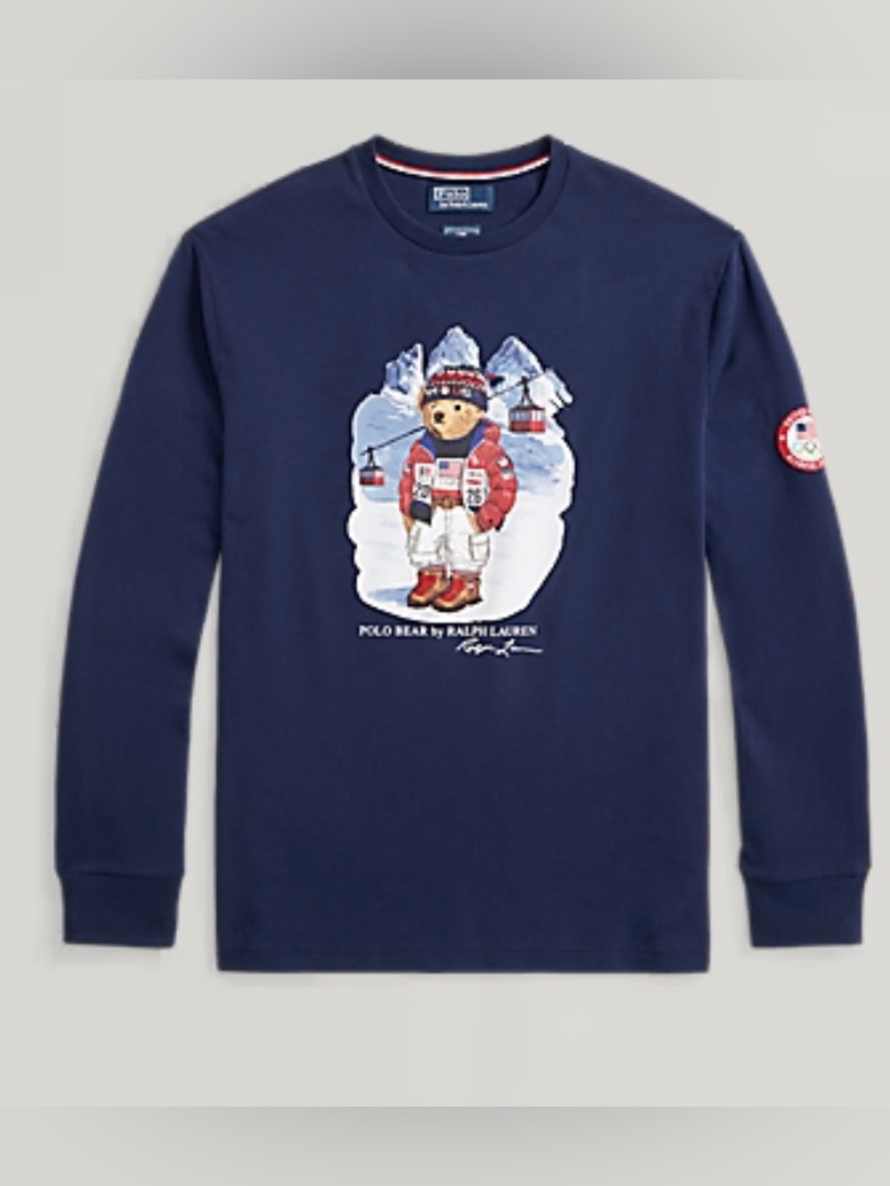 Polo Ralph Lauren Team USA Polo Bear T-Shirt Navy